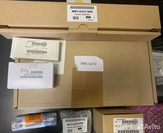 Запчасти для принтеров HP Panasonic Sharp