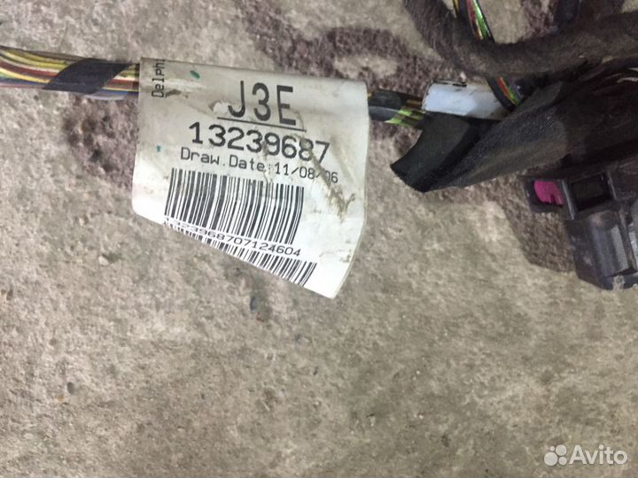 Проводка двери передней правой Opel Corsa D