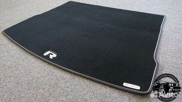 Ковер в багажник для Volkswagen Tiguan II, чёрный