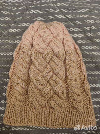 Комплект шапка и снуд женский