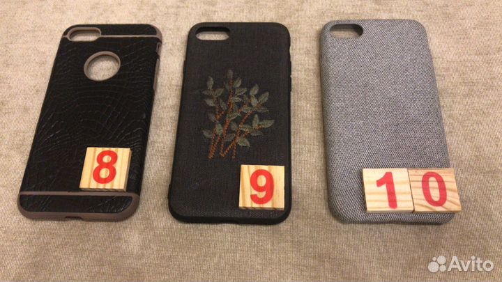 Чехлы 10 штук набором для iPhone