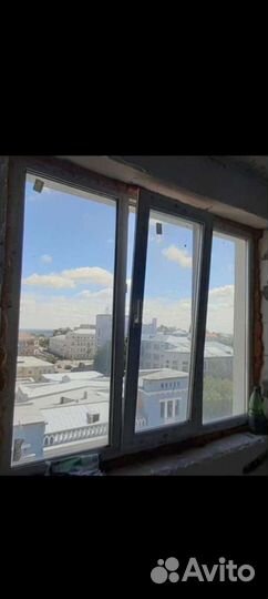 Новое пластиковое окно от застройщика