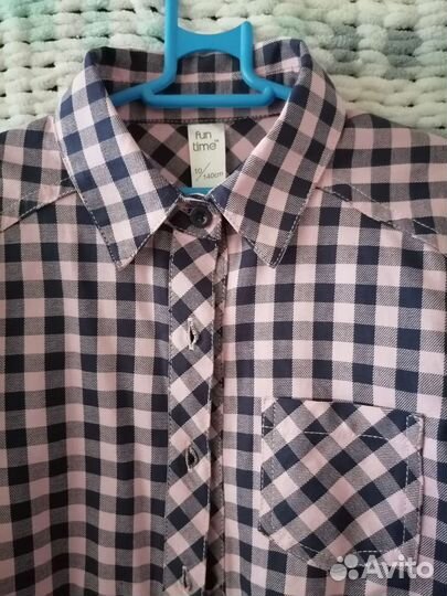 Платье рубашка для девочки