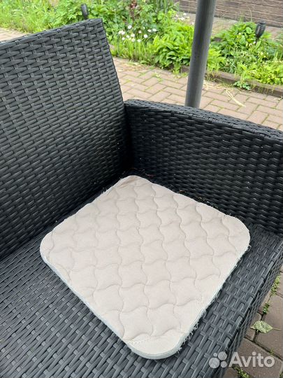 Сидушка-подушка для стульев стеганая