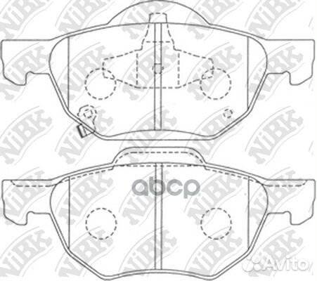 Колодки тормозные дисковые honda accord 2.4 200