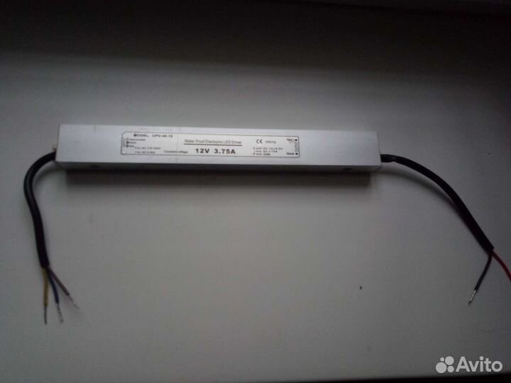 LED драйвер 12V 3.75A. Герметичный