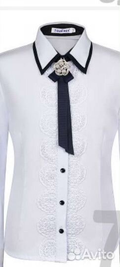 Красивая белая блузка новая