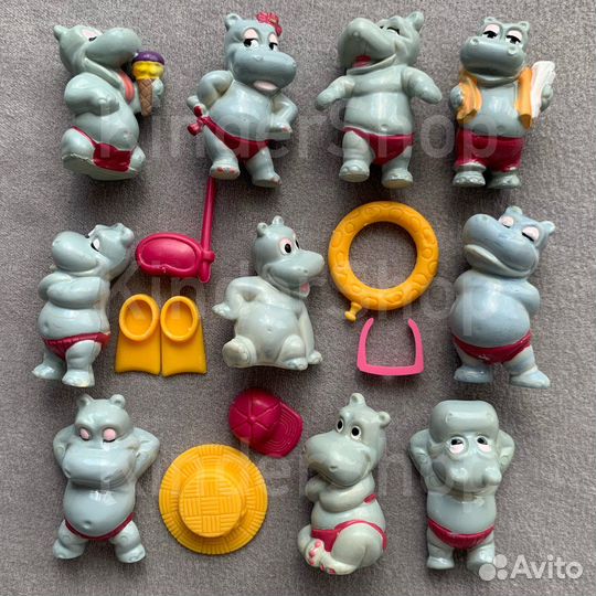 Киндер серия Бегемоты Гавайские (1988)