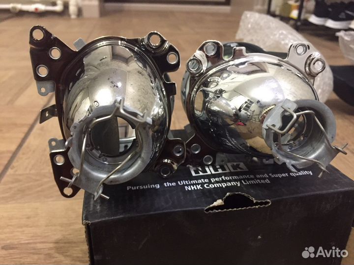 Галогеновые линзы на volvo s40