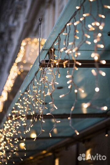 Гирлянда уличная бахрома