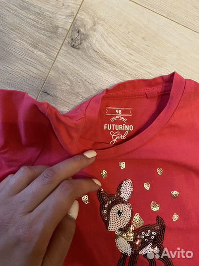Футболки для девочки 80 86 92