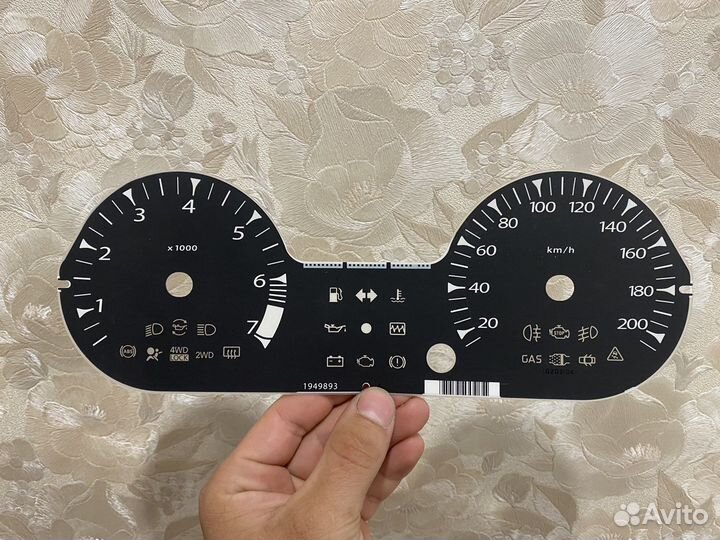 Шкала приборов Renault Duster