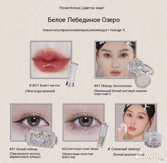 Подарочный набор косметики Flower Knows Ballet