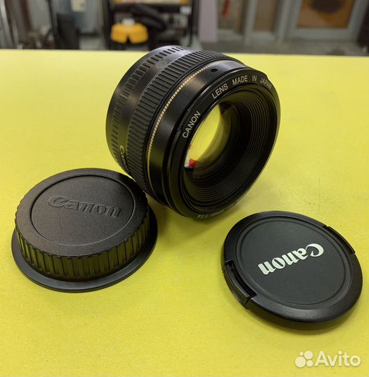 Объектив Canon EF 50mm f1:1.4 хороший (7кс)