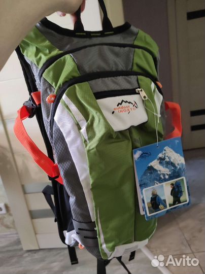 Рюкзак велосипедный 18л (зелёный)