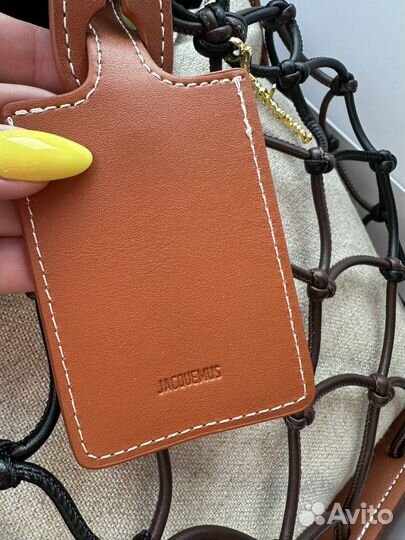 Сумка jacquemus в сетку