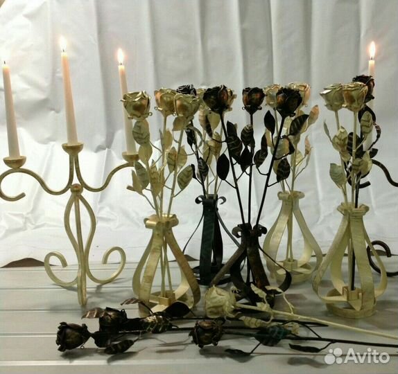 Розы кованные прекрасный и незабываемый подарок на