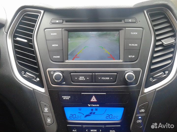 Штатное головное устройство hyundai santa fe 3