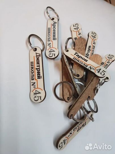 Именные брелки