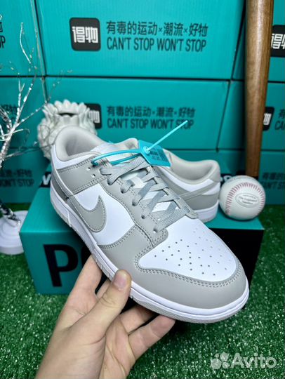 Nike Dunk low grey fog оригинал