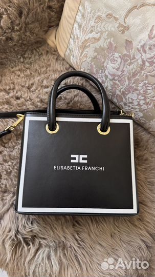 Сумка натуральная кожа Elisabetta Franchi