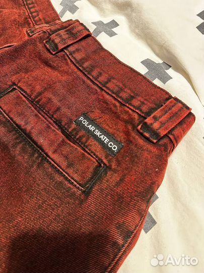Джинсы широкие polar skate
