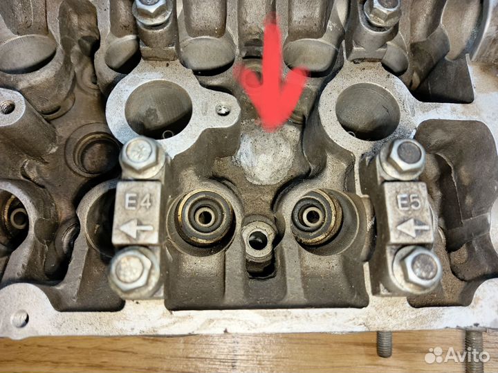 Головка блока цилиндров (ГБЦ) Hafei Brio 1.1