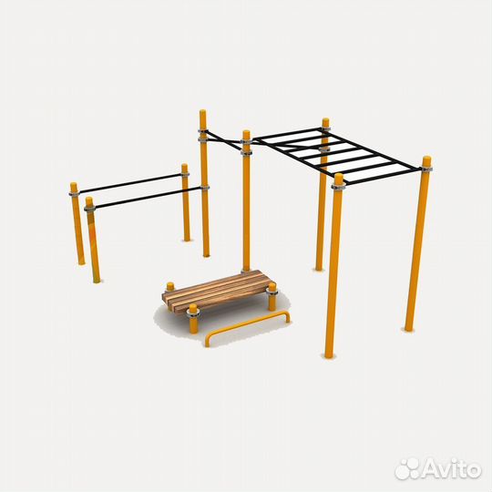 Комплекс для занятий Воркаут Pioner A16675