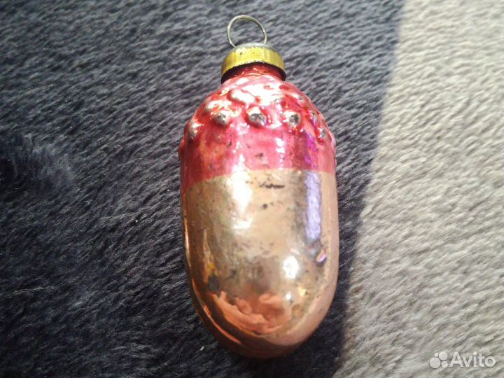 Елочные игрушки СССР жёлудь