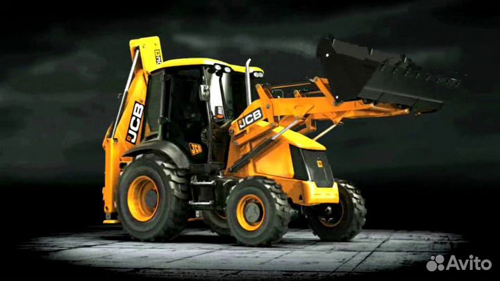 Экскаватор погрузчик JCB (ямобур+гидромолот)
