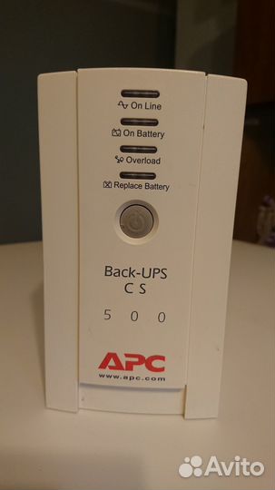 Ибп бесперебойник APC Back-UPS CS 500 VA