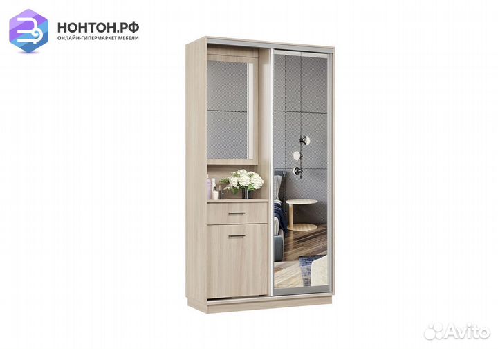 Прихожая-купе Мэн мини ясень шимо светлый