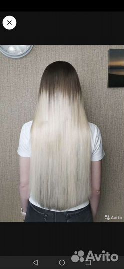 Трессы из натуральных волос славянка премиальный