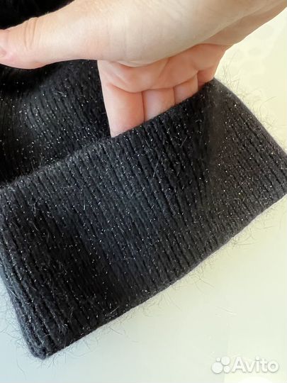 Шапки Новая с Ангорой натур бубон