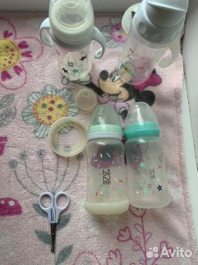 Бутылочки be2me пакетом