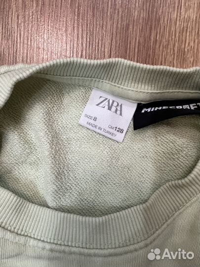 Толстовка худи для мальчика 128 zara 2 шт