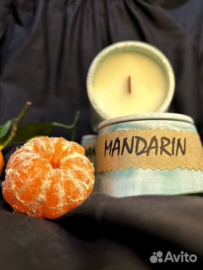 Ароматическая свеча «mandarin», 115 мл