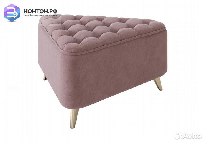 Пуф Трио 2 светло-коричневый