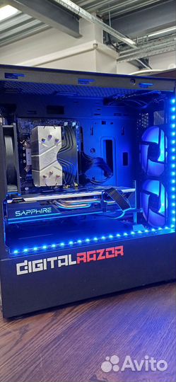Пк для учебы/игр i7 / 16gb / rx580 8gb/ ssd,1tb