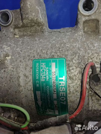 Компрессор кондиционера honda Airwave Partner