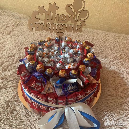 Торт из конфет