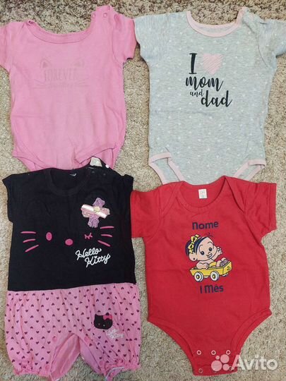 Боди без рукавов 68-74р