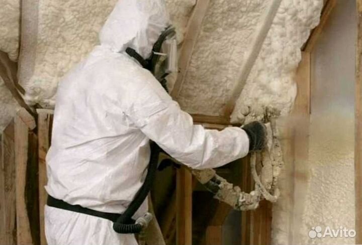 Утепление стен дома пенополиуретаном (ППУ)