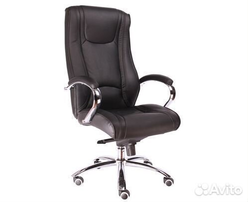 Кресло офисное EverProf King M Экокожа Черный