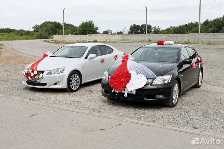 Свадебное украшение авто