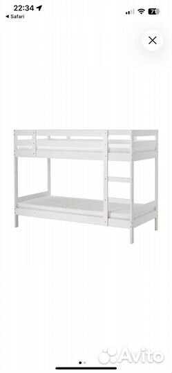 Кровать двухьярусная
