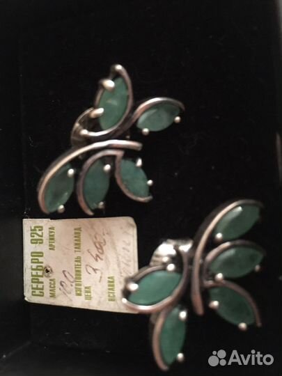 Серьги серебро 925
