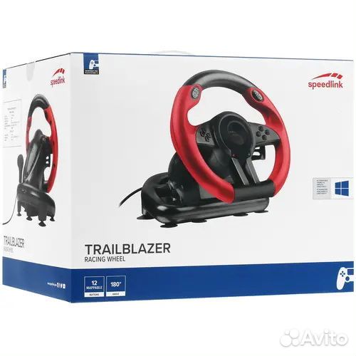 Руль SpeedLink trailblazer Racing Wheel красный