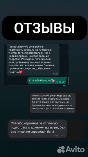 Репетитор по русскому языку и литературе