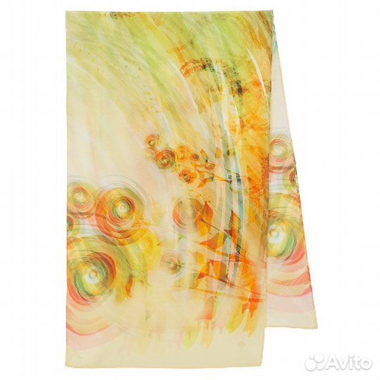 Павловопосадский шарф 10163-2, шелк